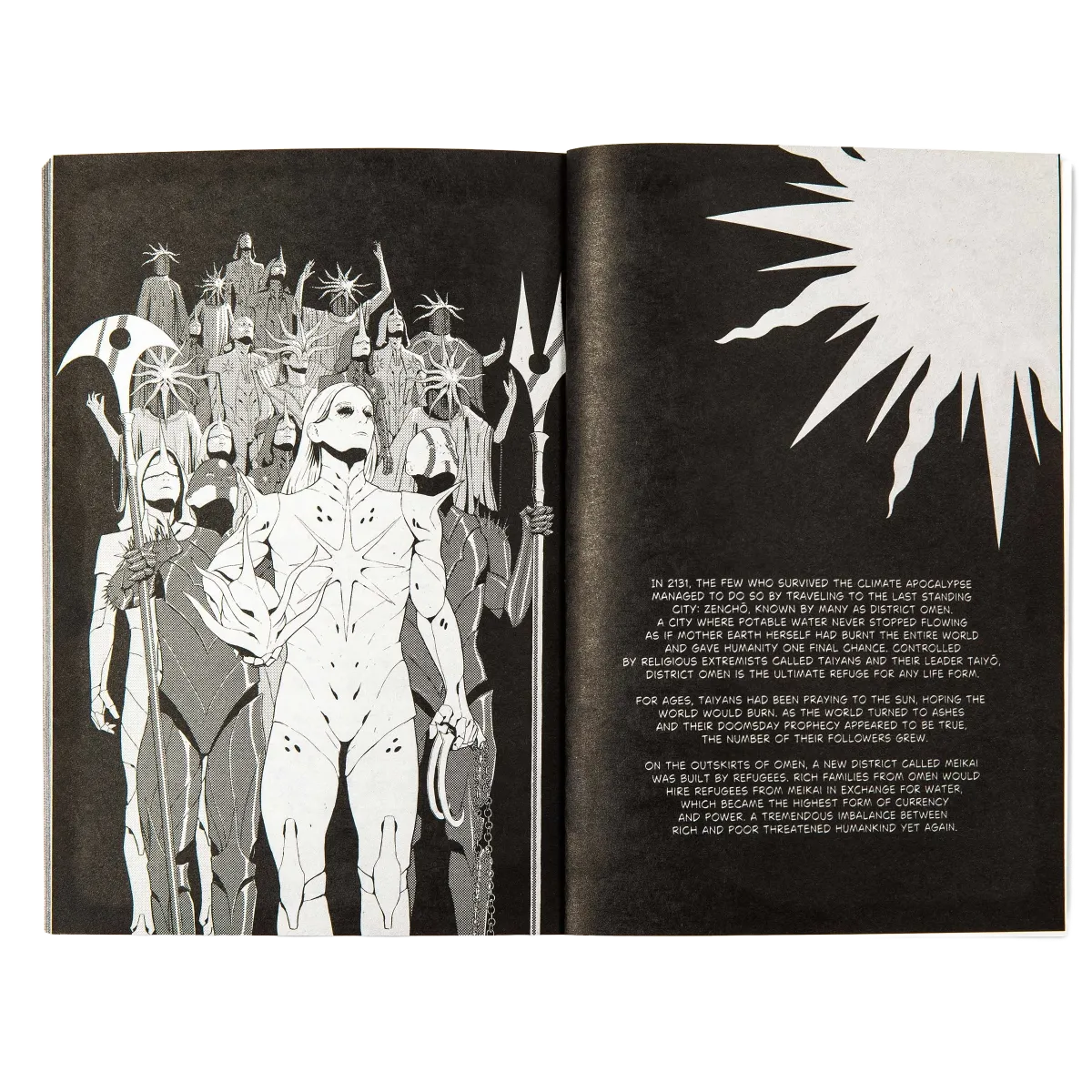 Omen Manga Volume 1 Opened